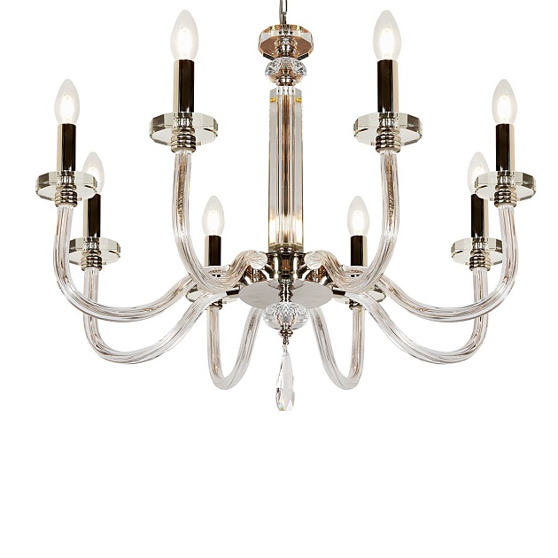 Подвесная люстра iLamp Vibe P9474-8 Nickel изображение 2 Подвесная люстра iLamp Vibe P9474-8 Nickel Фото № 2