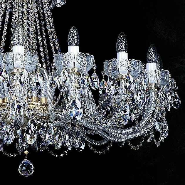 Подвесная люстра Artglass CR 0004-16-20-CE изображение 2 Подвесная люстра Artglass CR 0004-16-20-CE Фото № 2