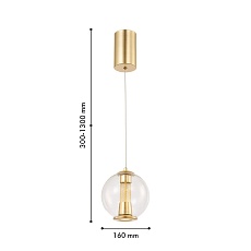 Подвесной светодиодный светильник Favourite Boble 4551-1P 1