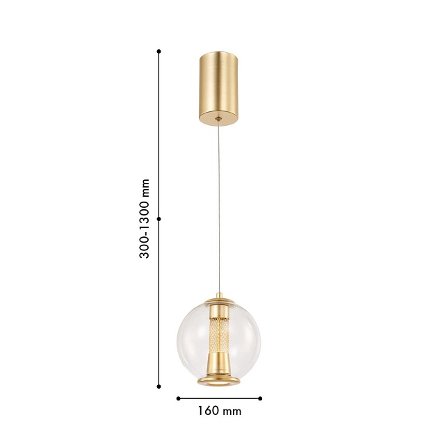 Подвесной светодиодный светильник Favourite Boble 4551-1P Фото № 2