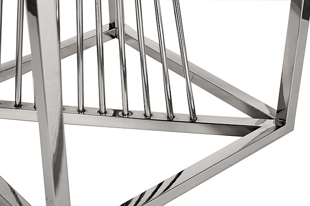 Журнальный стол Garda Decor 13RXET8082L-Silver Фото № 3