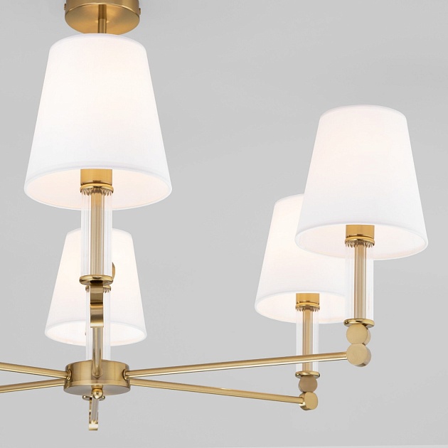 Потолочная люстра Eurosvet 60145/6 латунь Фото № 3