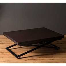 Стол-трансформер Levmar Compact D23/S53 (венге/черные опоры) 7125110713