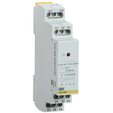 Реле промежуточное модульное OIR 3 контакта 8А 110В AC/DC IEK OIR-308-ACDC110V