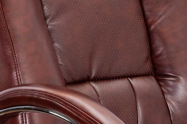 Кресло руководителя AksHome King темно-коричневый, экокожа 56899 Фото № 3