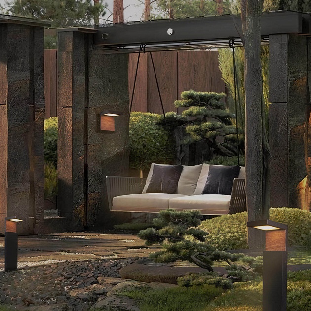 Уличный настенный светодиодный светильник Loft IT Oak 100001W Фото № 8