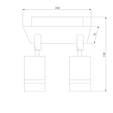 Светодиодный спот Eurosvet Stalk 20064/2 LED хром 1