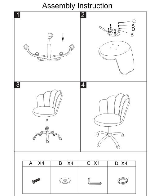Поворотное кресло Woodville Bud 15301 изображение 9 Поворотное кресло Woodville Bud 15301 Фото № 9
