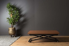 Стол-трансформер Levmar Compact D44/S53 (миланский орех/черные опоры) 7001282201 3