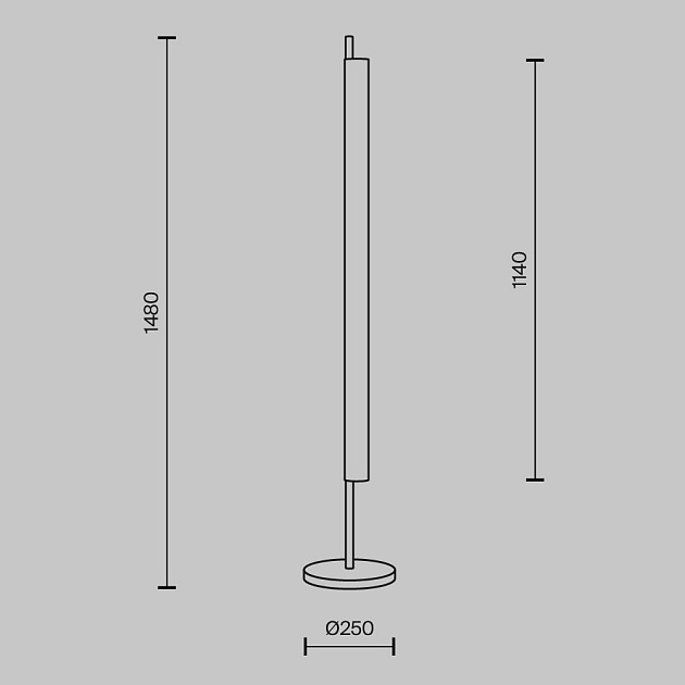 Торшер Maytoni Loom MOD258FL-L15BS3K Фото № 2