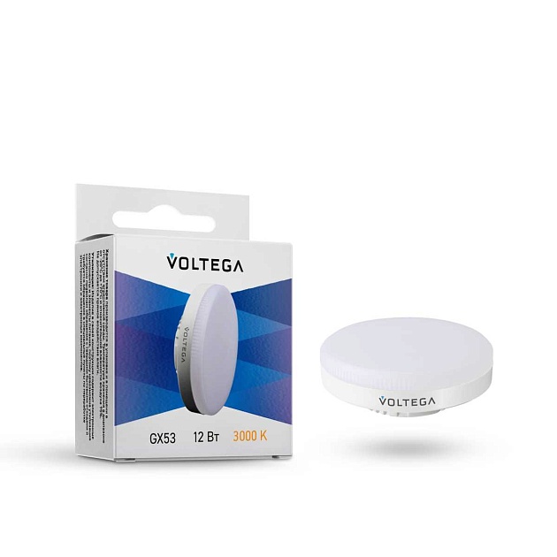 Лампа светодиодная Voltega GX53 12W 3000K матовая 7234 Фото № 2