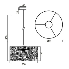Подвесной светильник Vele Luce Simonetta VL4292P01 3