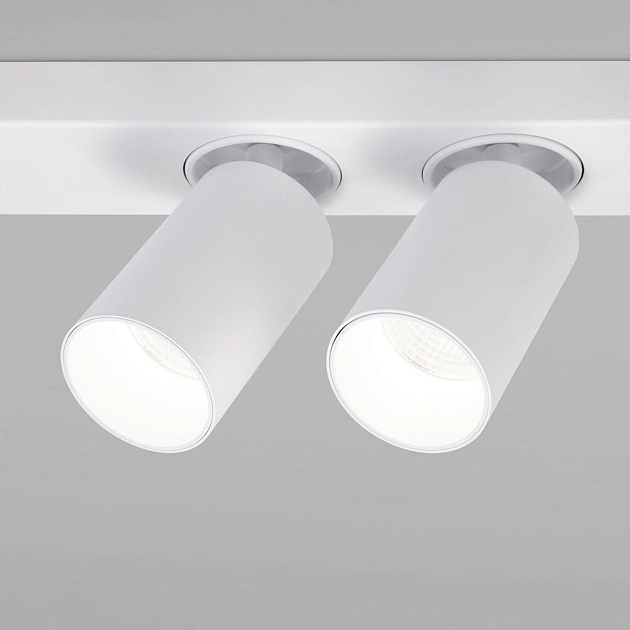 Светодиодный спот Eurosvet Flank 20139/2 Led белый изображение 5 Светодиодный спот Eurosvet Flank 20139/2 Led белый Фото № 5