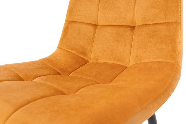 Кухонный стул AksHome Dallas горчичный, велюр 76330 изображение 3 Кухонный стул AksHome Dallas горчичный, велюр 76330 Фото № 3