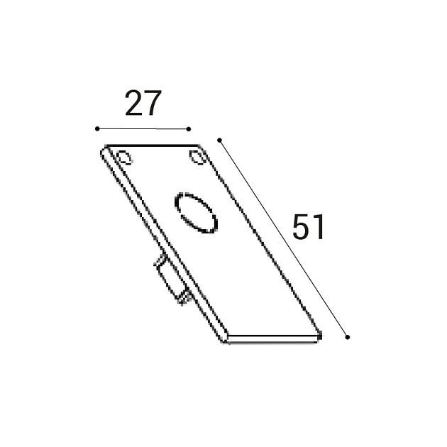 Заглушка Italline Atom IT012-5035 black Фото № 2
