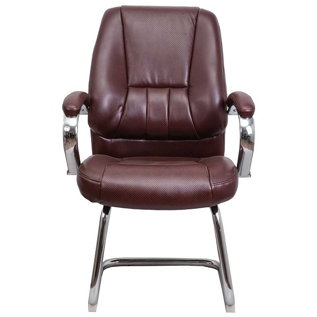 Офисный стул AksHome King коричневый бриллиант, экокожа 69769 Фото № 3