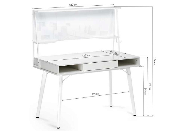 Компьютерный стол Woodville Ivor 11973 Фото № 9