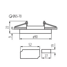 Точечный светильник Kanlux SOREN O-SR CW 24416 3