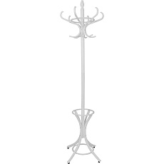 Напольная вешалка AksHome Siena белый, дерево 77650