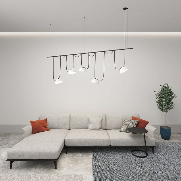 Трековый светильник Denkirs Belty Flow DK5561-WH+BK Фото № 7