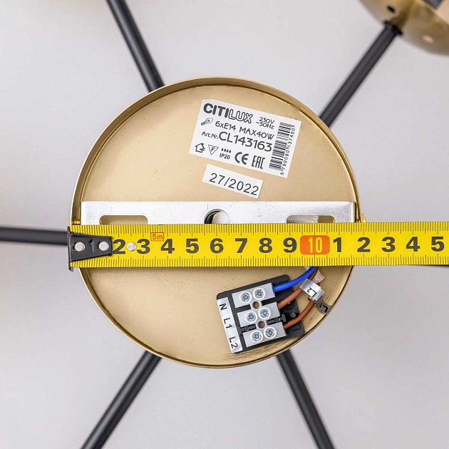 Потолочная люстра Citilux Шарлиз CL143163 изображение 4 Потолочная люстра Citilux Шарлиз CL143163 Фото № 4