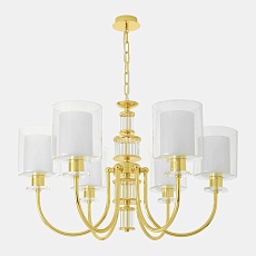 Подвесная люстра Crystal Lux ELENA SP6 GOLD 2