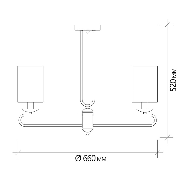 Подвесная люстра Escada Eclipse 10166/5PL Brass Фото № 2