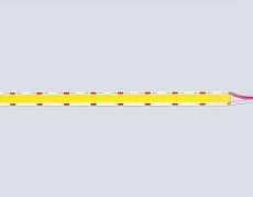 Светодиодная лента Ambrella Light GS4802 COB 616Led/19W m/ 24V IP20 4500K/ 5m*12mm*2mm (2 конт.) GS4802 1