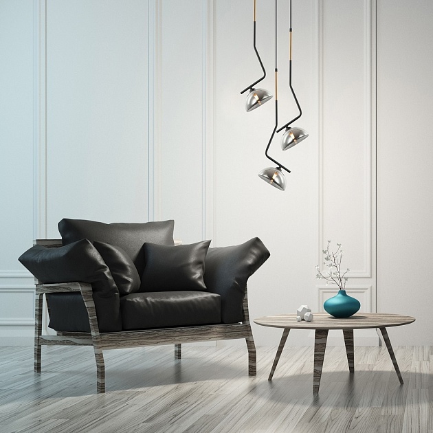 Подвесная люстра Gerhort G51215/3BK+AB SM Фото № 2