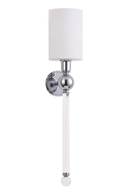Бра Crystal Lux Mirabella AP1 Chrome/White изображение 4 Бра Crystal Lux Mirabella AP1 Chrome/White Фото № 4