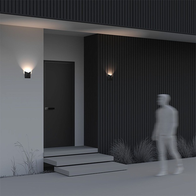 Уличный настенный светодиодный светильник Maytoni Beekman O802WL-L7B Фото № 17