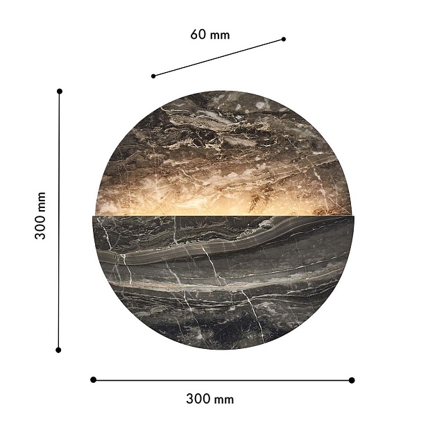 Настенный светодиодный светильник Favourite Eclipsis 4599-1W Фото № 2