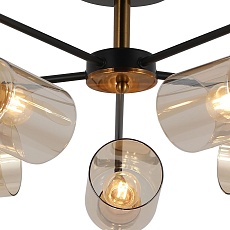 Потолочная люстра Illumico IL8248-5COU-79 BK GD 2