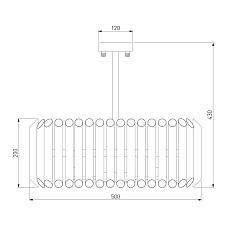 Потолочная люстра Bogates Castellie 461/5 3