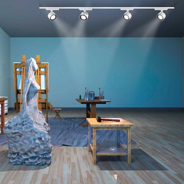 Трековый однофазный светодиодный светильник Novotech Port Pirum 358432 изображение 2 Трековый однофазный светодиодный светильник Novotech Port Pirum 358432 Фото № 2