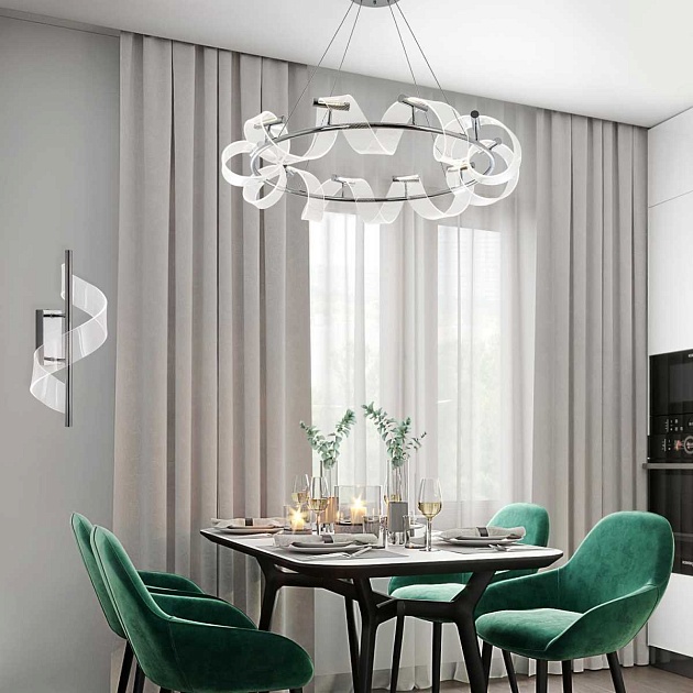 Подвесная светодиодная люстра Modelux Modestyle MS.3029.10 CR Фото № 2