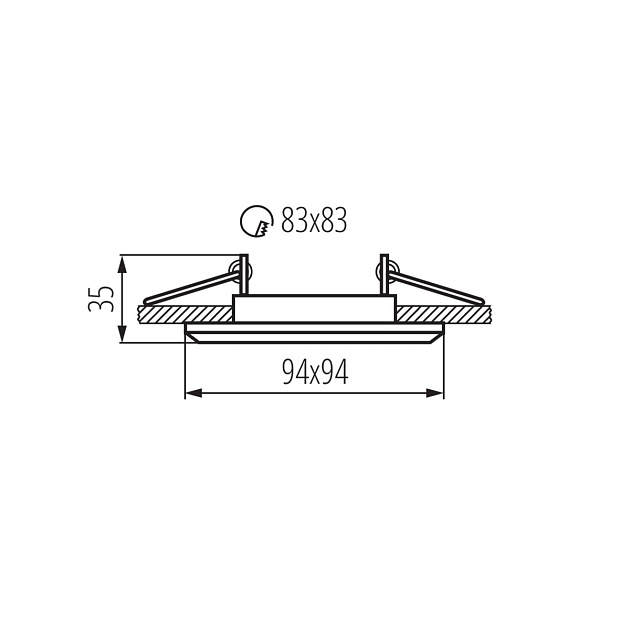 Точечный светильник Kanlux ALREN DTL-W 26753 изображение 4 Точечный светильник Kanlux ALREN DTL-W 26753 Фото № 4
