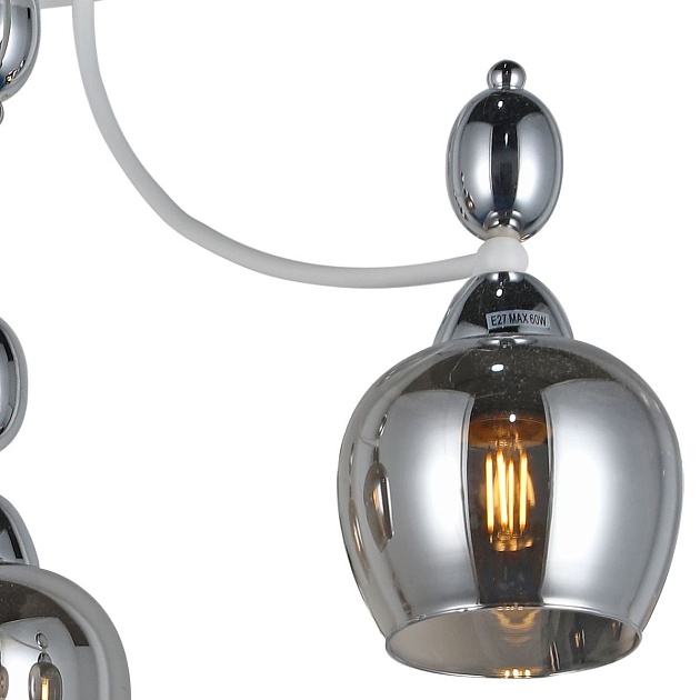 Потолочная люстра Illumico IL8258-3COU-79 WH CR изображение 3 Потолочная люстра Illumico IL8258-3COU-79 WH CR Фото № 3