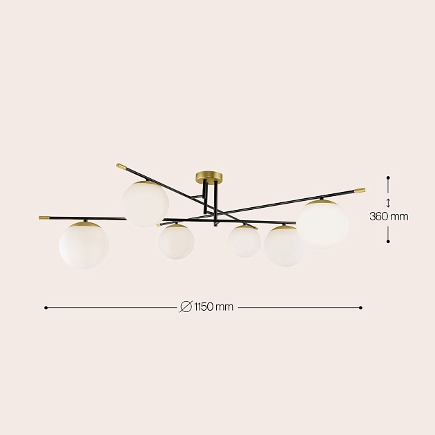 Потолочная люстра Maytoni Nostalgia MOD048CL-06G Фото № 9