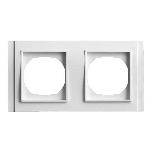 Рамка 2-постовая Vesta-Electric Verona белый FRM020201BEL изображение 1 Рамка 2-постовая Vesta-Electric Verona белый FRM020201BEL Фото № 1