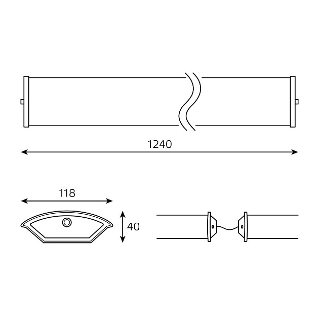 Настенно-потолочный светильник Gauss 909427212 Фото № 3