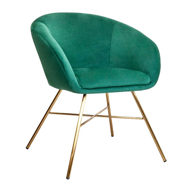 Кресло AksHome Amur зеленый, велюр 62694 Фото № 1