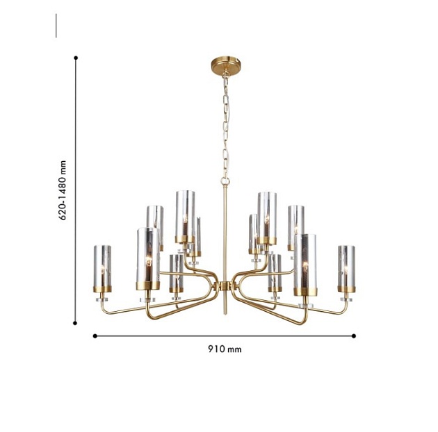 Подвесная люстра F-Promo Shandar 4620-12P изображение 2 Подвесная люстра F-Promo Shandar 4620-12P Фото № 2