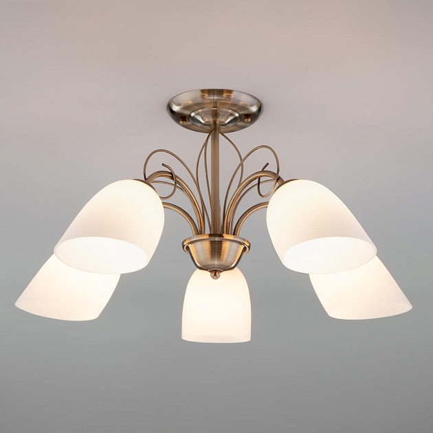 Подвесная люстра Eurosvet 30107/5 античная бронза Фото № 1