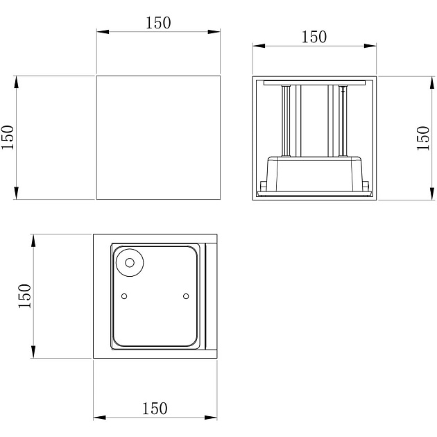 Уличный настенный светодиодный светильник Maytoni Fulton O572WL-L20GR3K изображение 2 Уличный настенный светодиодный светильник Maytoni Fulton O572WL-L20GR3K Фото № 2