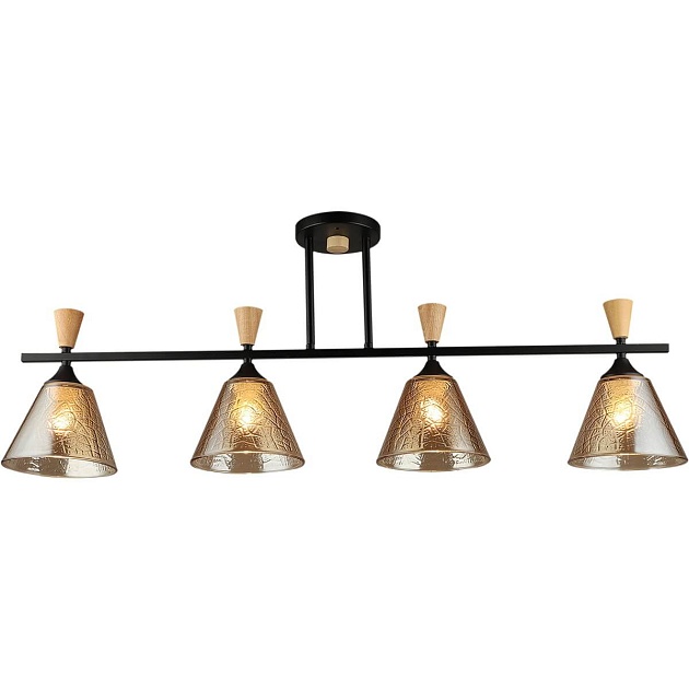 Спот Reluce 04864-0.3-04 BK+WOOD изображение 1 Спот Reluce 04864-0.3-04 BK+WOOD Фото № 1