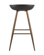 Барный стул Stool Group Флэш черный бронзовые ножки FIYAN BLACK & BRONZE 5