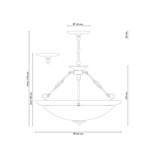 Подвесной светильник Lucia Tucci Pietra Isola 129.5 Фото № 2