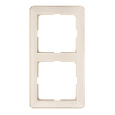 Рамка 2-постовая Systeme Electric W59 слоновая кость KD-2-28