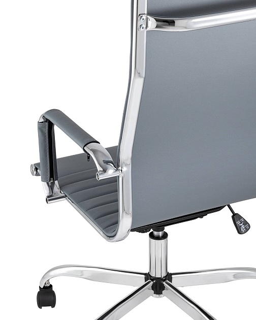 Офисное кресло TopChairs City серое D-101H GREY Фото № 6